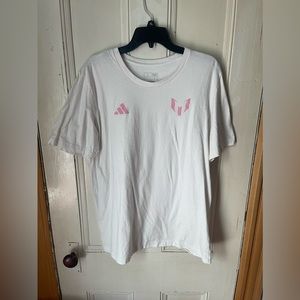 Messi adidas logo tee (L)
